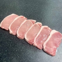 Load image into Gallery viewer, Pork Loin Steaks - 4&#39;s &amp; 6&#39;s
